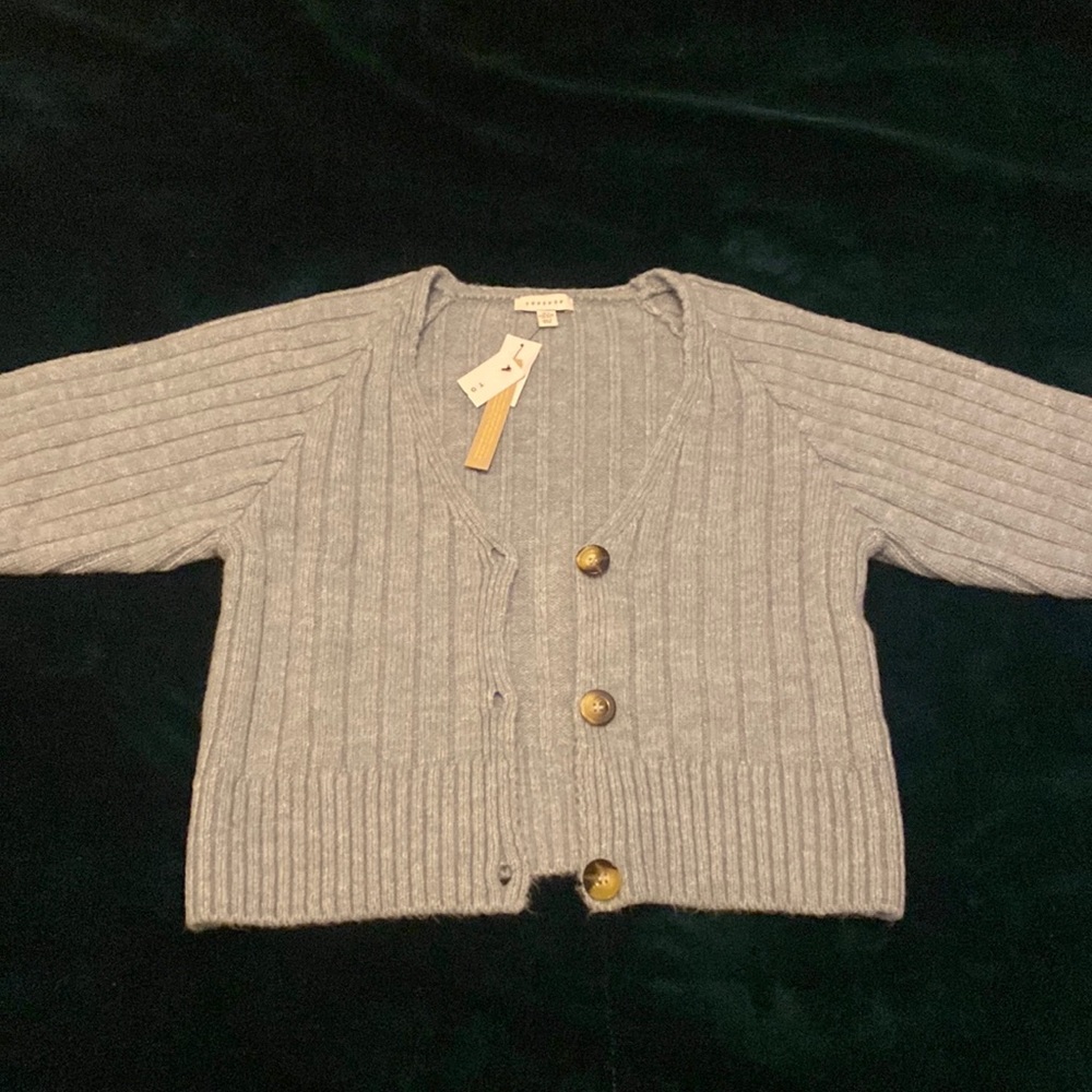 Topshop Blue Cardigan